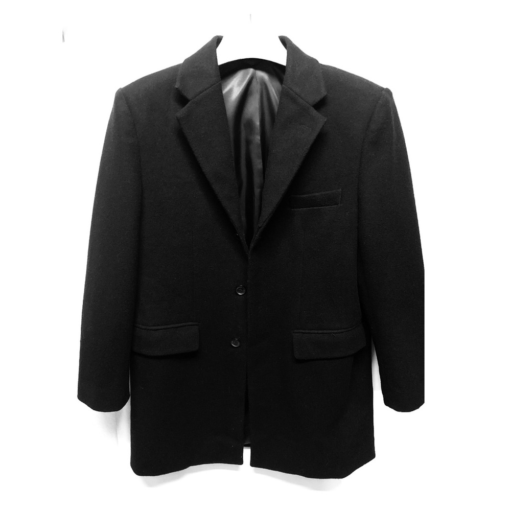 SALE! French Connection BLK Wool Bld Mens 42  Coat